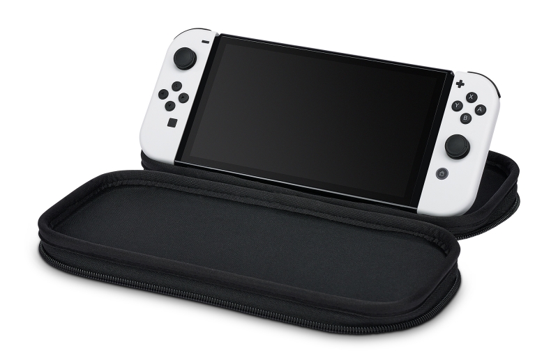 Slim switch case outlet